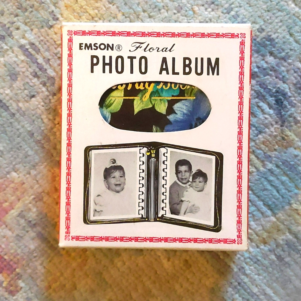 Antique Floral Photo Album